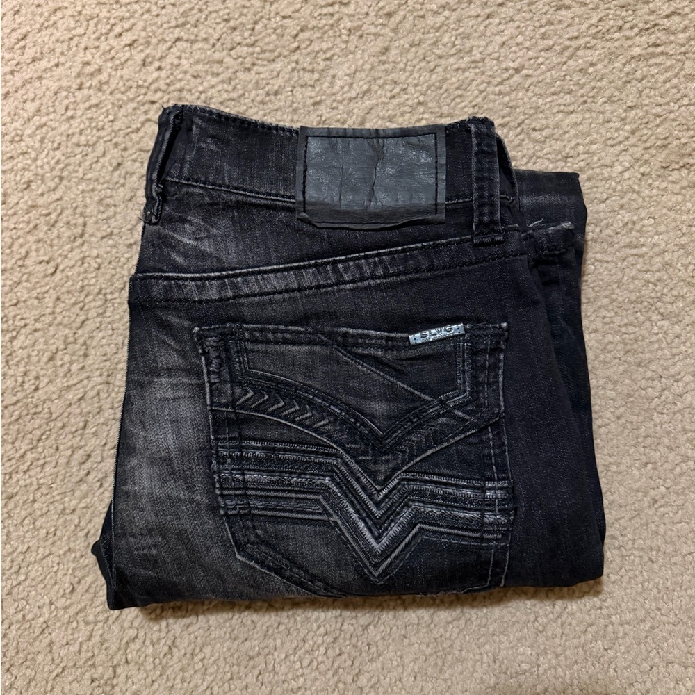 Salvage Supply Co. Men’s Jeans Size 34 Buckle Exclusive Dark Wash Jeans